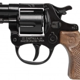 Politie-revolver van metaal zwart 8 schoten