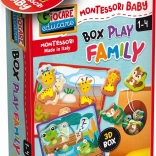 LISCIANI Insteekpuzzel BOX PLAY FAMILY – jongen dieren