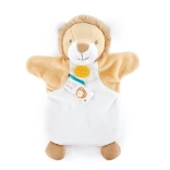 Pluche handpop leeuwtje 25 cm