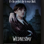 3D schilderij Wednesday