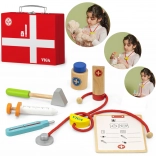 Houten doktersset in koffer VIGA