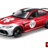 Metalen automodel 1:18 BBURAGO Alfa Romeo Giulia GTAm rood