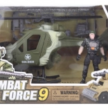 Militaire set met helikopter