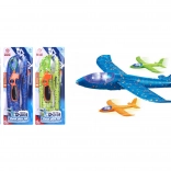 Lanceervliegtuig met lichteffecten 34 cm