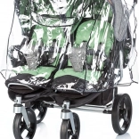 Universele regenhoes voor tweelingkinderwagen CHIPOLINO