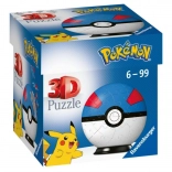 Ravensburger 3D-puzzel Pokémon Great Ball – 54 stukjes