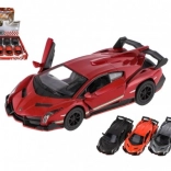 Modelauto Lamborghini Veneno metaal/plastic 13 cm met opwindmechanisme