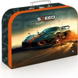 Kinder laminaat koffer Auto 34 cm