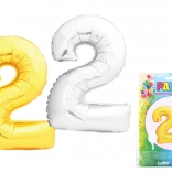 Opblaasbare ballon nummer 2, 40 cm