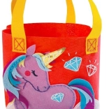 Creatieve set – paarse eenhoorn-handtas Viltige Robotjes