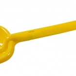 Androni schep voor zand 55 cm geel