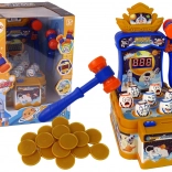 ruimtelijke arcadespel met hamertjes CRAZY ASTRONAUT, licht en geluid