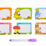 Afschrijfbaar bord met stift