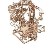 Houten mechanische knikkerbaan UGEARS met kettingaandrijving – 3D-puzzel