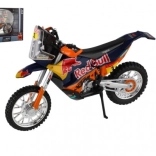 Metalen motorfietsmodel BBURAGO RED BULL KTM Rally Dakar 2019, 1:18