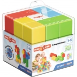Magnetische blokken GEOMAG Magicube Color Recycled Crystal – 24 onderdelen