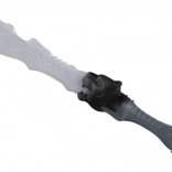 Lichtgevend zwaard met handgreep in de vorm van een leeuw – grijs