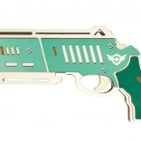 Woodcraft houten 3D-puzzel geweer met elastiekjes Falcon