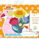 Waterkleurplaten DJECO – regenboogdiertjes