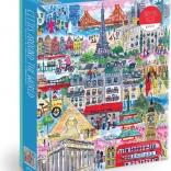 Galison puzzel Wereldsteden Michael Storrings 1000 stukjes