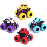 Metalen auto Bigfoot mini 9 cm met terugtrekmotor