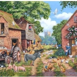 House of Puzzles Puzzel Focus op de boerderij 1000 stukjes