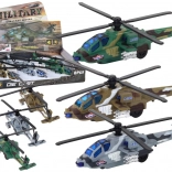 Militaire aluminium helikopter met geluiden en lichten