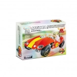 Metalen bouwset retro-raceauto 230 onderdelen
