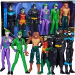 Set van 6 DC Comics-figuren – Batman, Robin, Nightwing, Joker, Riddler en Copperhead 28 cm