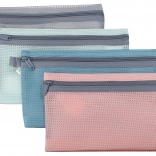 Mapje met rits kleurrijk 23x13 cm