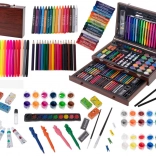 Houten artistieke set 123 delen