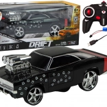 Afstandsbediende 1:18 Drift 360 Lichten Geluiden Zwart