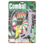 Kinderkruisboog met doelwit en zuignappijlen