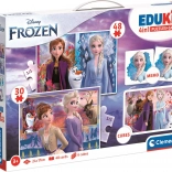 Spelenset Frozen 4-in-1 CLEMENTONI