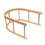 Rugleuning voor houten slee van beukenhout