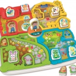 Interactieve boerderij voor kinderen met melodieën en geluiden