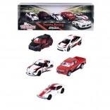 Cadeauset met Toyota Racing autootjes 5 stuks 1:64