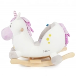 Schommelende eenhoorn met veiligheidszitje Bieco