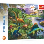 Trefl-puzzel Roofzuchtige dinosaurussen 200 stukjes