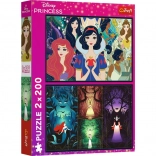 Puzzel 2×200 stukjes Disney PRINCESS – Betoverende prinsessen
