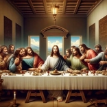 Diamantschilderen Laatste Avondmaal 30x40 cm