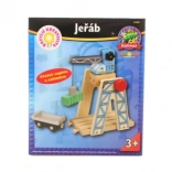 MAXIM verschuifbare kraan voor de houten treinbaan