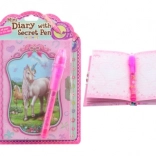 Geheim dagboek met eenhoorn en UV-pen