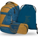 Set Baagl Skate Max Duo: Rugzak, Etui en Zak
