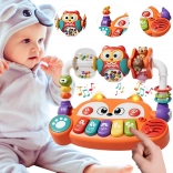 Woopie Baby interactief educatief piano vos met LED en rammelaars