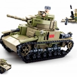 Sluban Army middelzware Italiaanse tank 2-in-1 bouwset