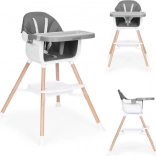 Kinder-eetstoel 2-in-1, grijs, ECOTOYS