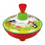 Draaiende eend Krtek met metalen/plastic ontwerp