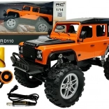 RC auto LAND ROVER Defender 1:14 – oranje offroadauto met 4x4-afstandsbediening