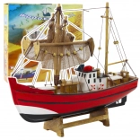 Decoratief model van een vissersboot